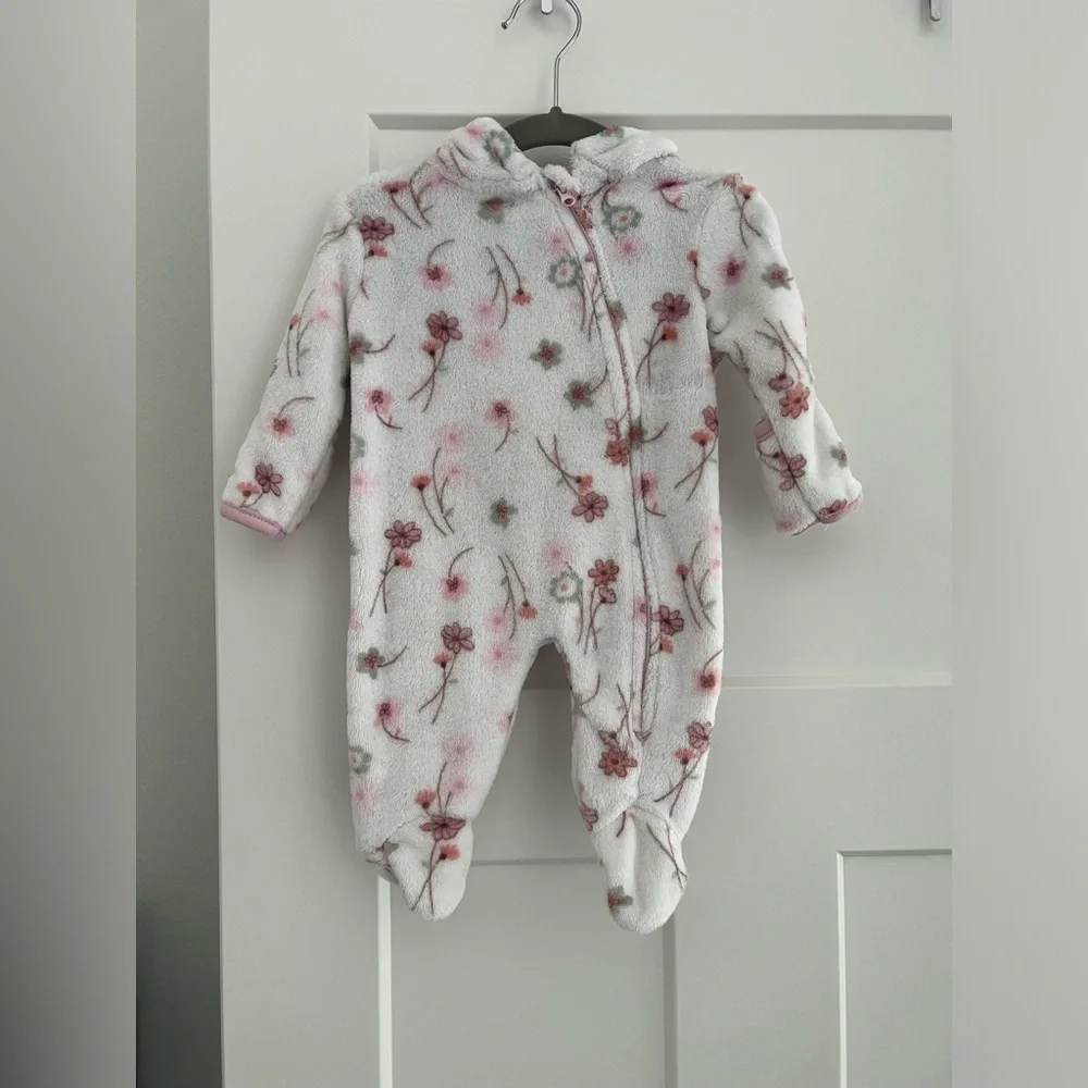 Laura Ashley Warm Zipper Onesie with hood